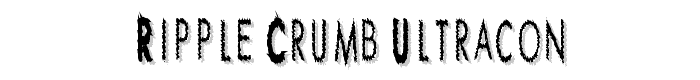 Ripple Crumb UltraCon font